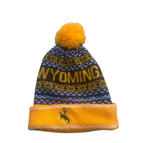 Top of the World Other - Wyoming Cowboys Brown and Gold  Stocking Hat by Top of the World